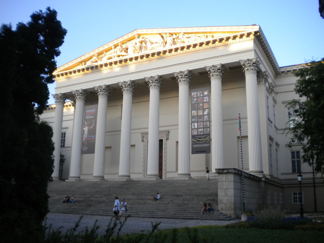 The National Museum, where 'Abdu'l-Bahá gave a lecture on 14th April 1913 (c) Magyarországi Bahá'í Közösség www.bahai.hu